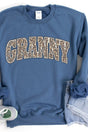 Arched Granny Leopard Heavy-weight Crew Sweatshirt - Wholesale Accessory Market