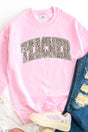 Arched Teacher Leopard Heavy-weight Crew Sweatshirt - Wholesale Accessory Market