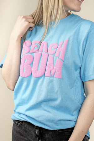 Beach Bum Puff Vinyl Unisex Blend Tee - Wholesale Accessory Market