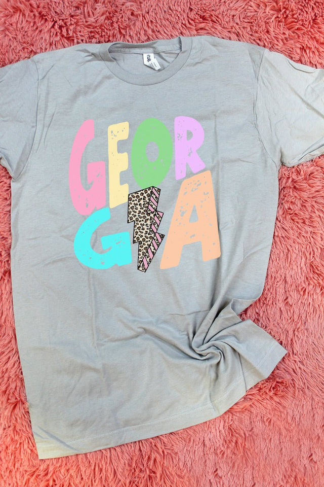 Georgia Bolt Pastel Unisex Blend Tee - Wholesale Accessory Market