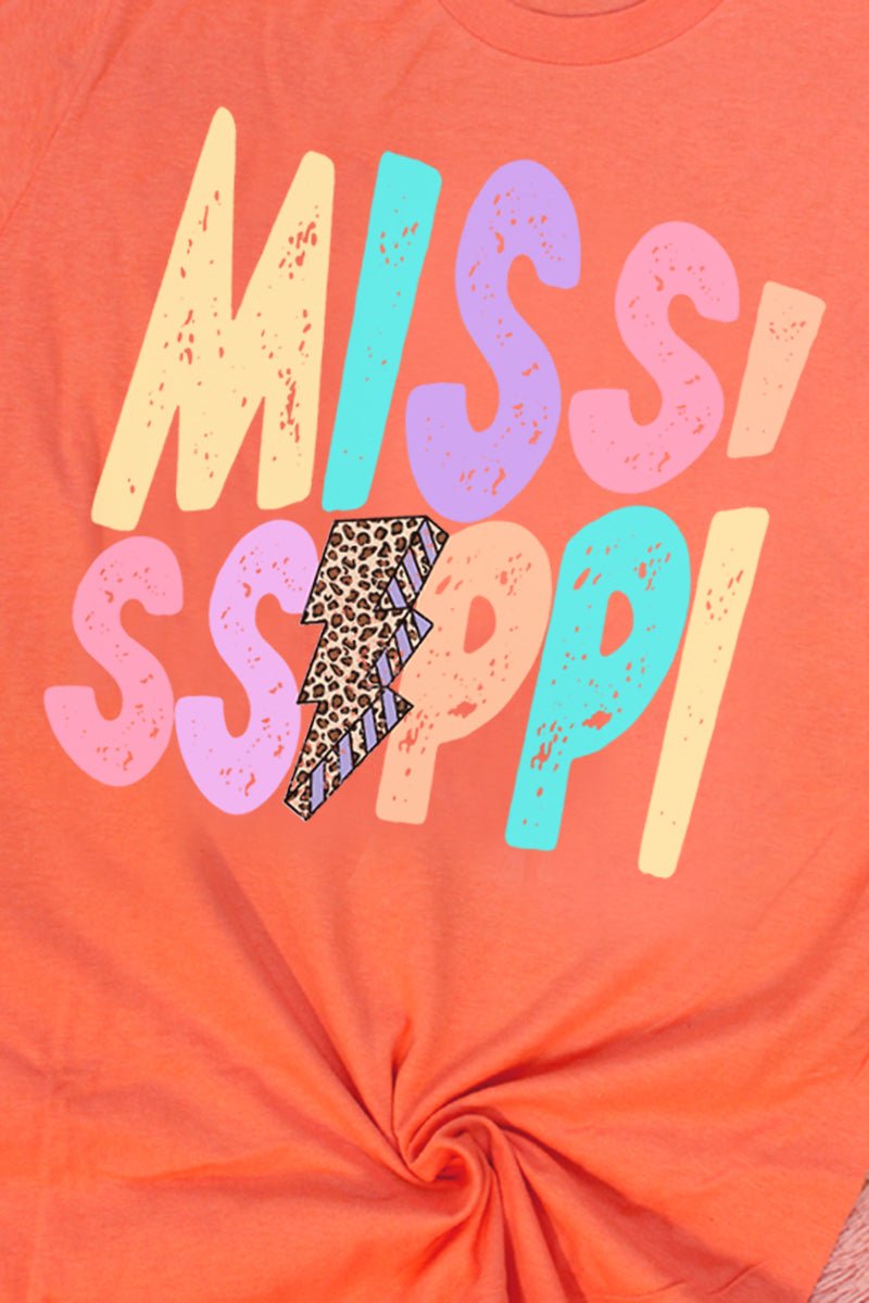 Mississippi Bolt Pastel Unisex Blend Tee - Wholesale Accessory Market