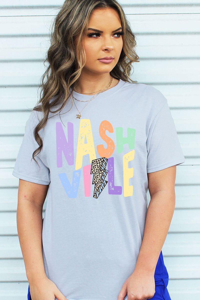 Nashville Bolt Pastel Unisex Blend Tee - Wholesale Accessory Market