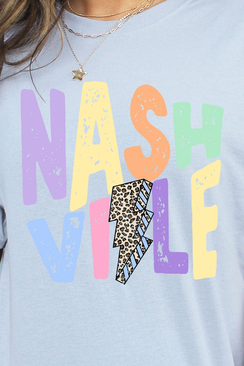 Nashville Bolt Pastel Unisex Blend Tee - Wholesale Accessory Market