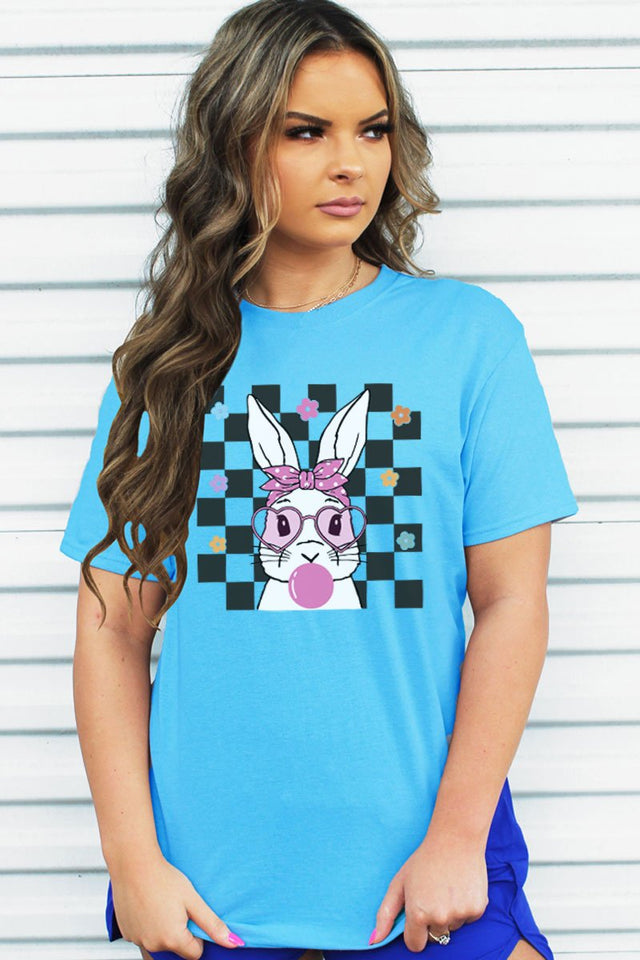 Retro Bubblegum Bunny Unisex Blend Tee - Wholesale Accessory Market