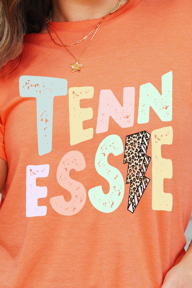 Tennessee Bolt Pastel Unisex Blend Tee - Wholesale Accessory Market