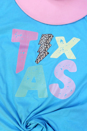 Texas Bolt Pastel Unisex Blend Tee - Wholesale Accessory Market