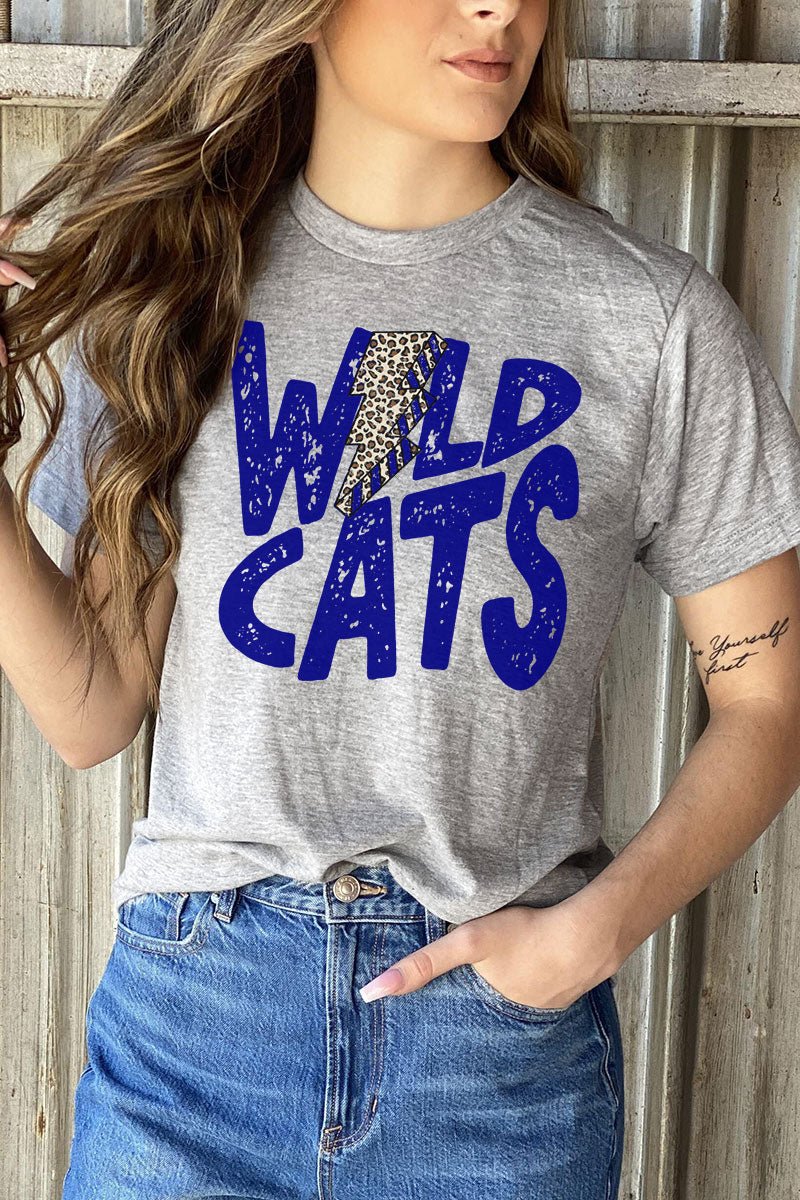 Royal Wildcats Bolt Unisex Blend Tee - Wholesale Accessory Market