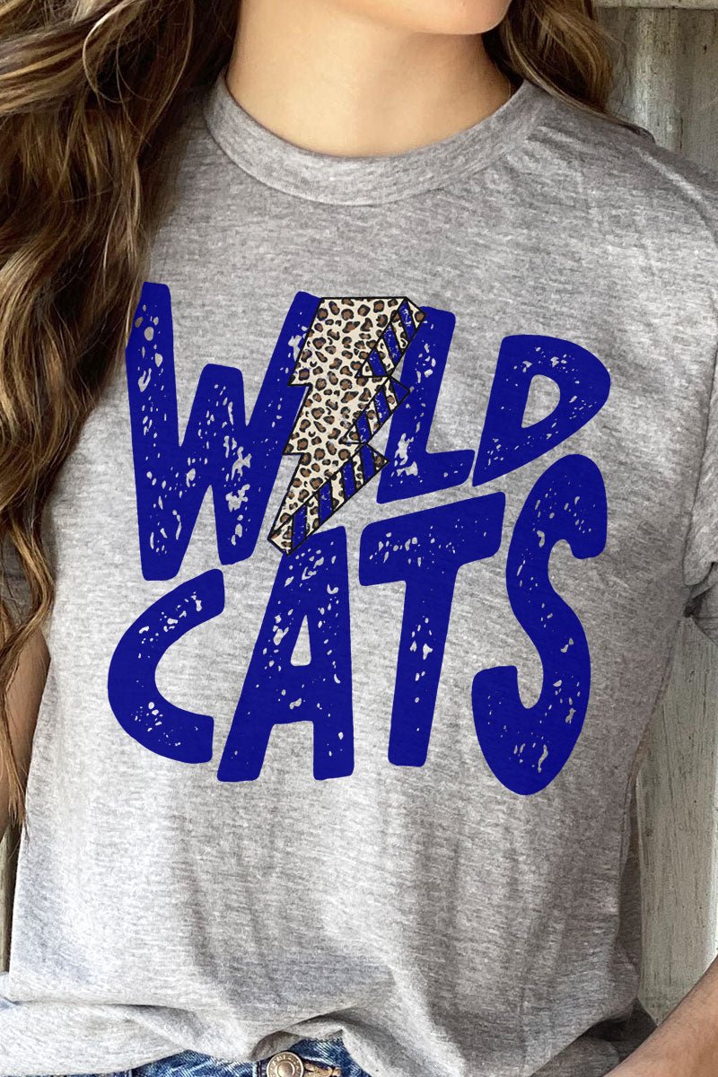 Royal Wildcats Bolt Unisex Blend Tee - Wholesale Accessory Market