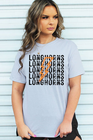 Longhorns Bolt Unisex Blend Tee - Wholesale Accessory Market