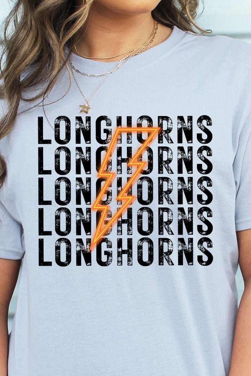 Longhorns Bolt Unisex Blend Tee - Wholesale Accessory Market