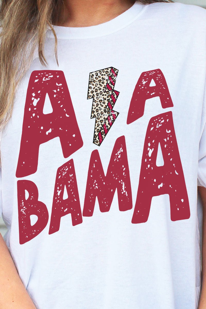 Crimson Alabama Bolt Unisex Blend Tee - Wholesale Accessory Market