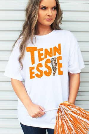 Orange Tennessee Bolt Unisex Blend Tee - Wholesale Accessory Market