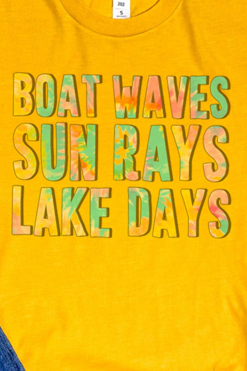 Lake Days Tie Dye Unisex Blend Tee - Wholesale Accessory Market