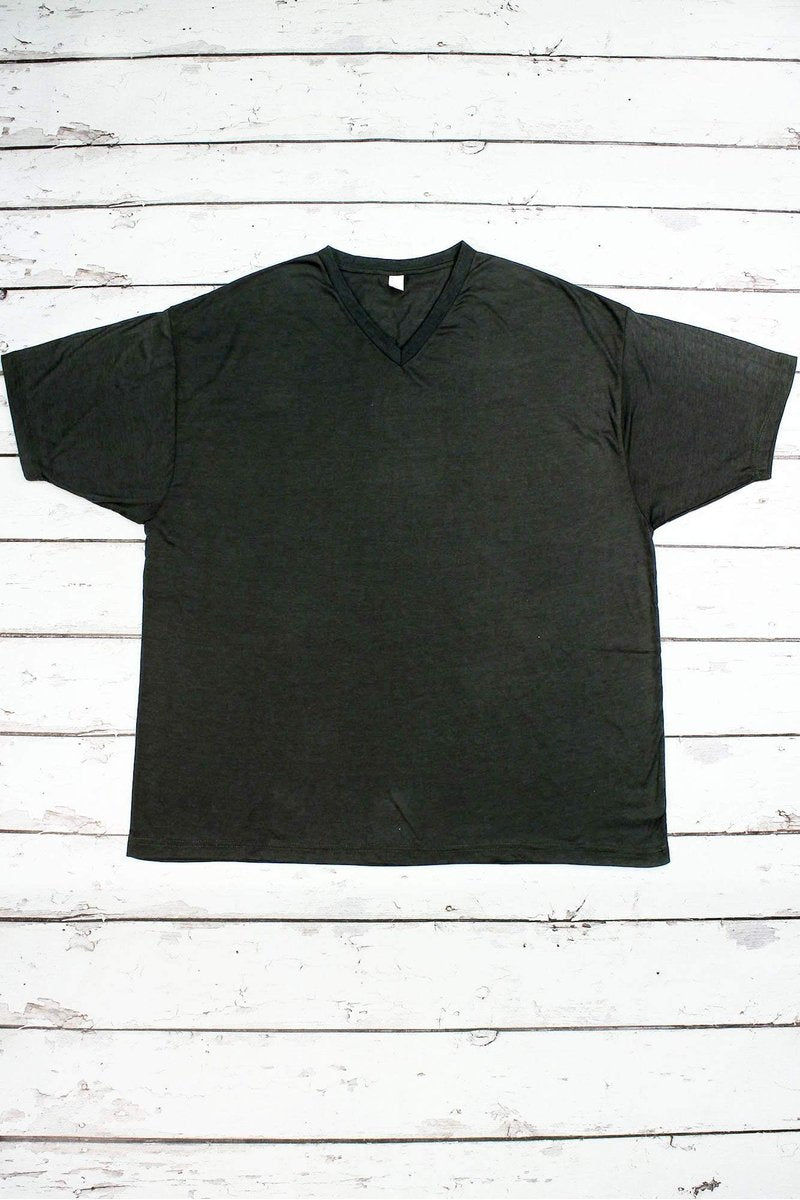 Tultex Unisex Poly-Rich Blend V-Neck Tee - Wholesale Accessory Market