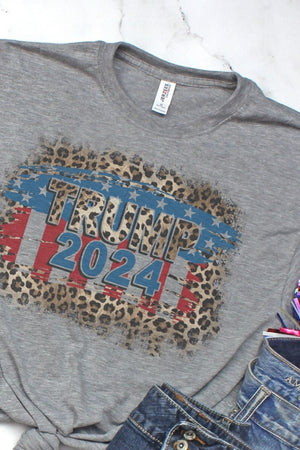 Leopard Trump 2024 Unisex Dri-Power Poly Tee - Wholesale Accessory Market