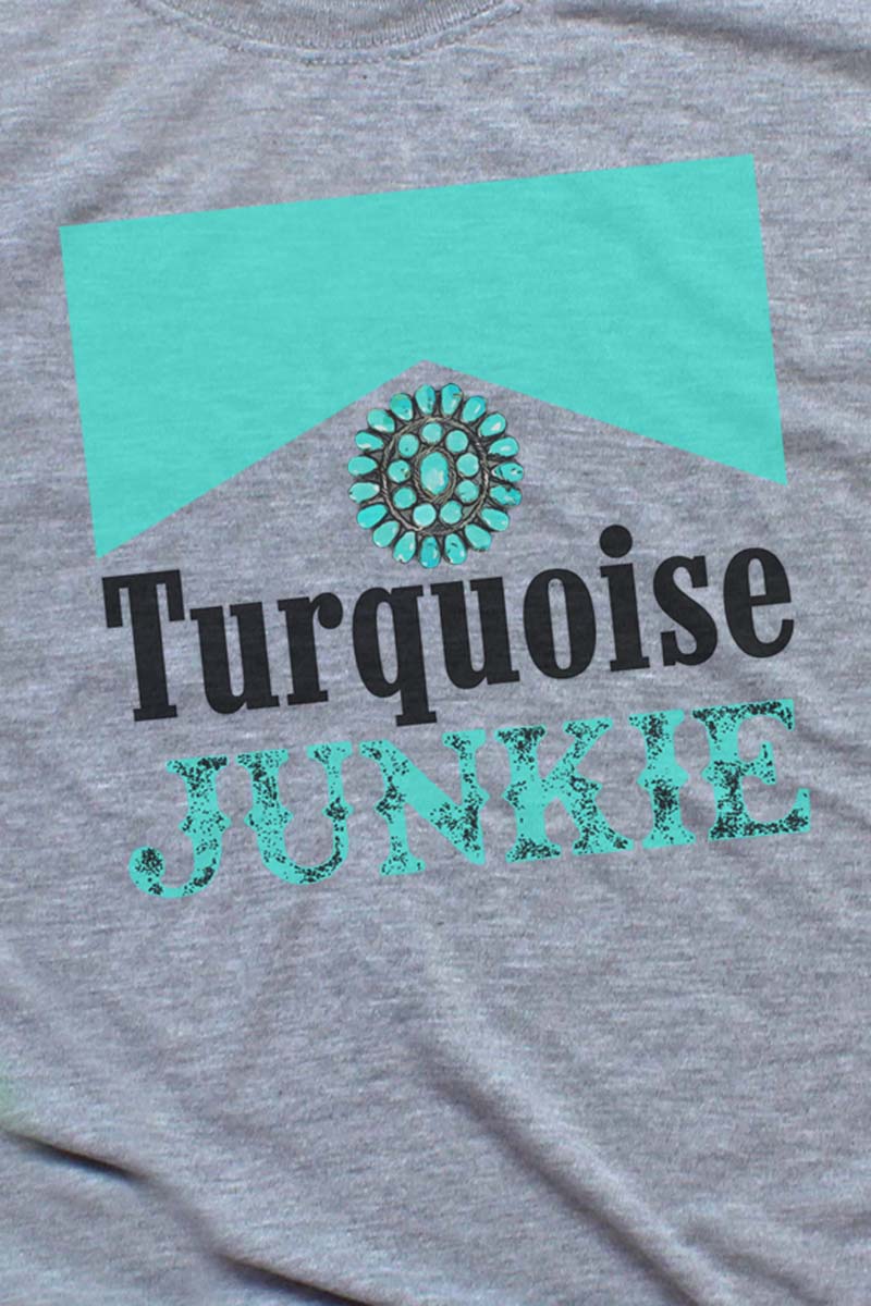 Turquoise Junkie Unisex Dri-Power Poly Tee - Wholesale Accessory Market