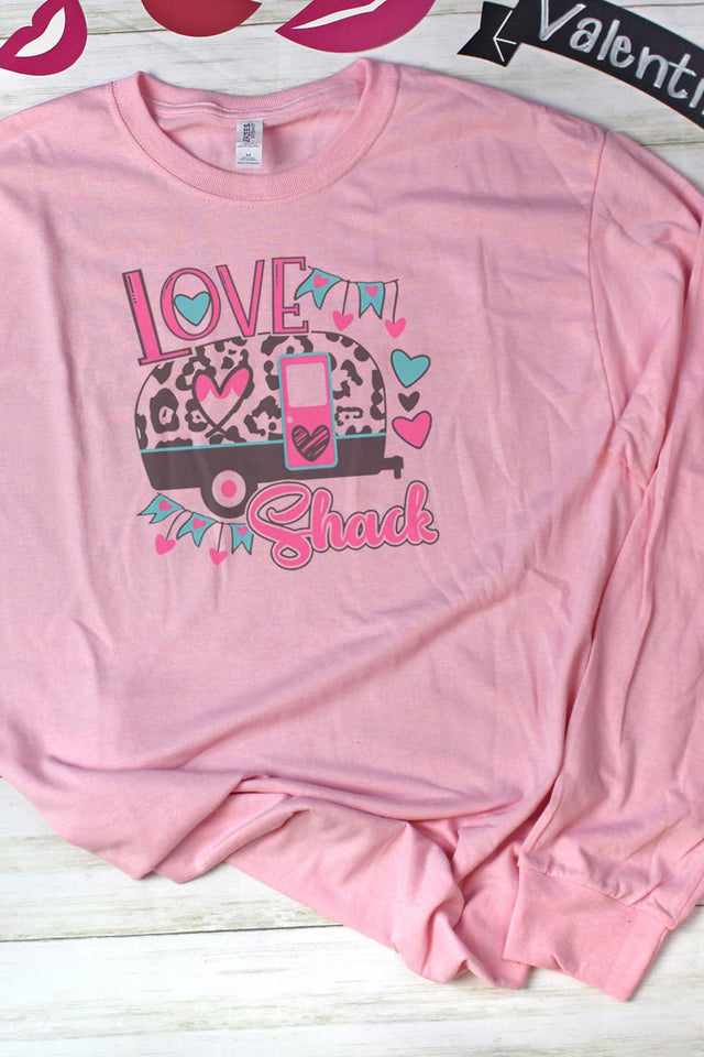 Camper Love Shack Unisex Dri-Power Long-Sleeve 50/50 Tee - Wholesale Accessory Market