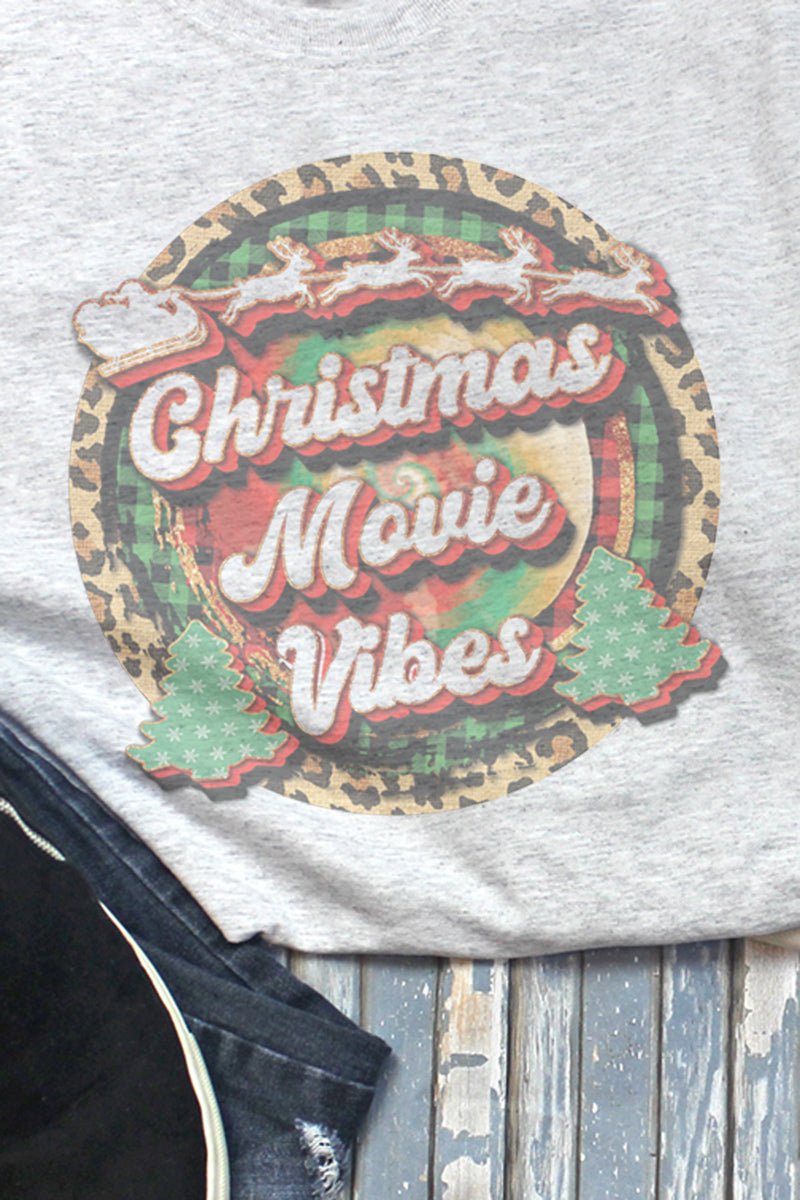 Christmas Movie Vibes Unisex Dri-Power Long-Sleeve 50/50 Tee - Wholesale Accessory Market