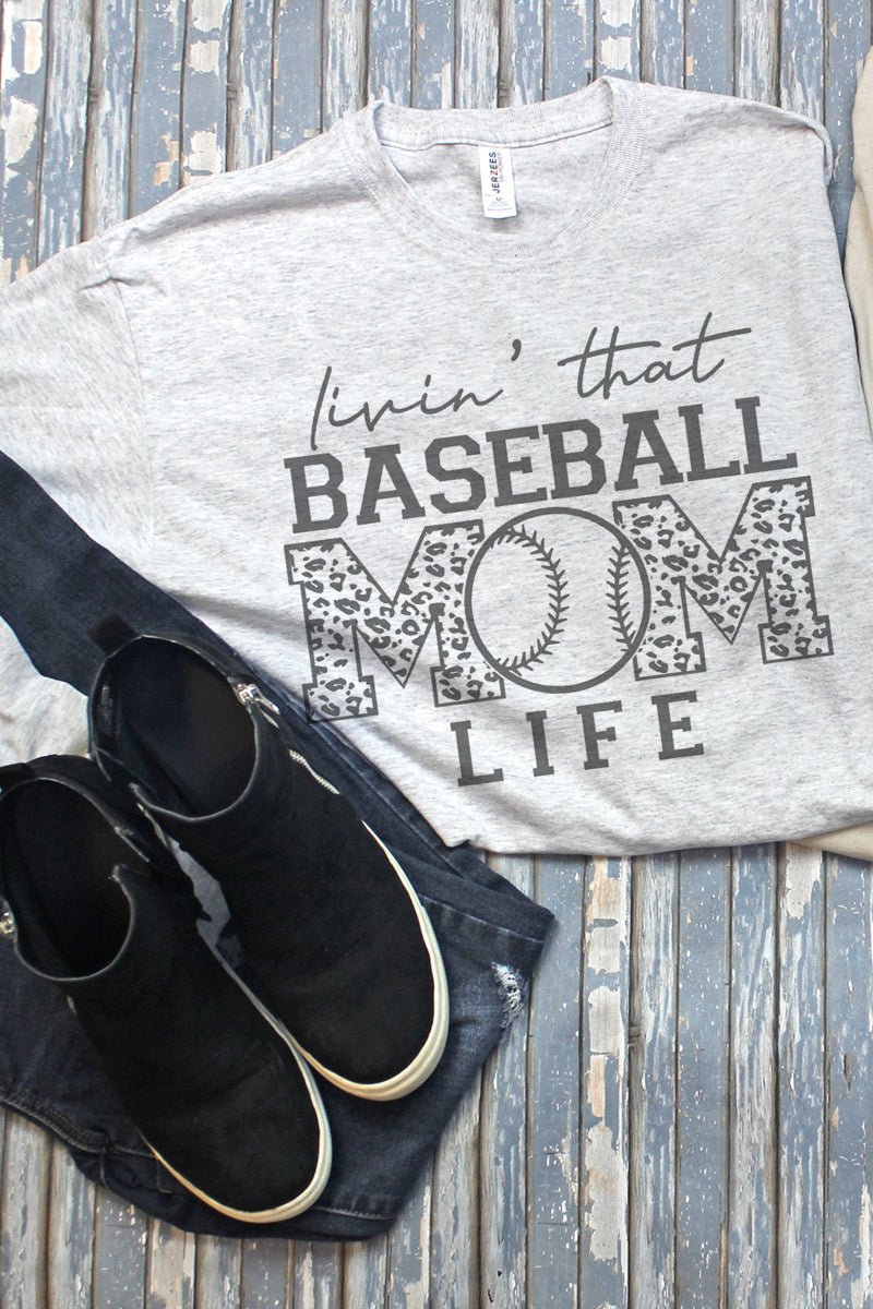 Livin' That Baseball Mom Life Unisex Dri-Power Long-Sleeve 50/50 Tee - Wholesale Accessory Market