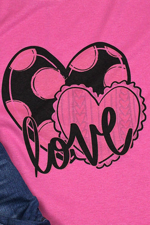 Love Hearts Unisex Dri-Power Long-Sleeve 50/50 Tee - Wholesale Accessory Market