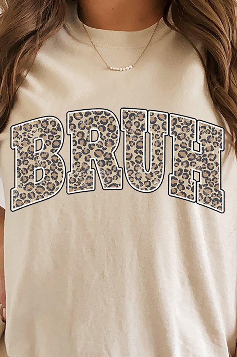 Arched Bruh Leopard Dri-Power 50/50 Tee - Wholesale Accessory Market