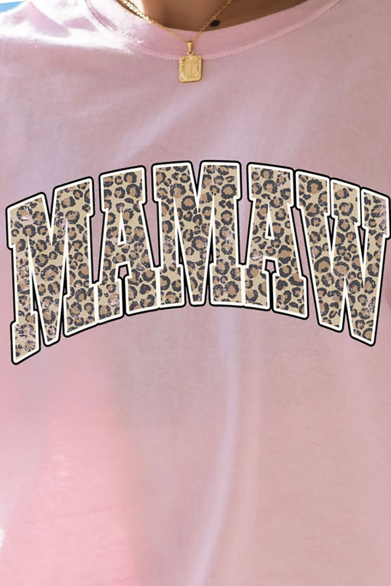 Arched Mamaw Leopard Dri-Power 50/50 Tee - Wholesale Accessory Market