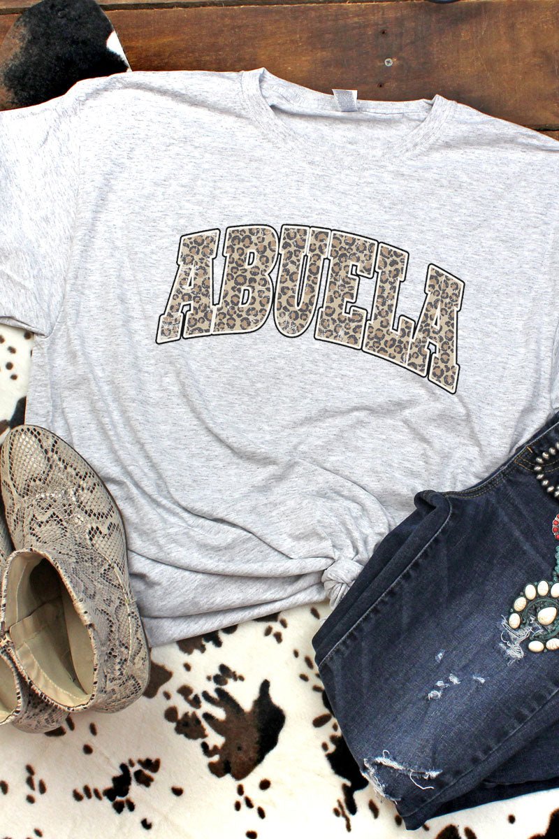 Arched Abuela Leopard Dri-Power 50/50 Tee - Wholesale Accessory Market