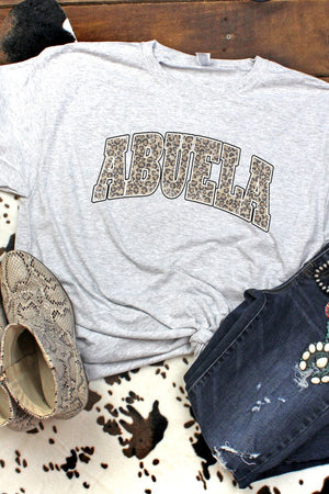 Arched Abuela Leopard Dri-Power 50/50 Tee - Wholesale Accessory Market