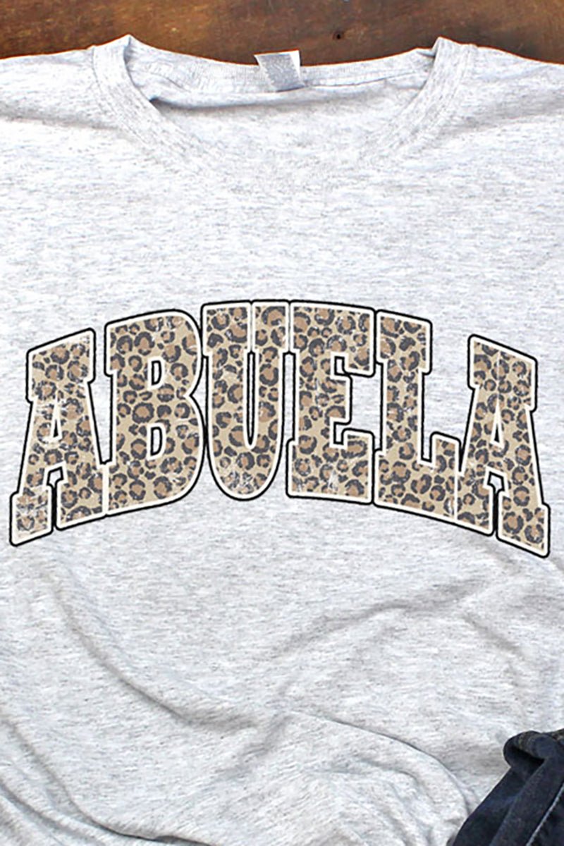 Arched Abuela Leopard Dri-Power 50/50 Tee - Wholesale Accessory Market