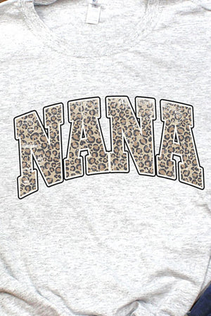 Arched Nana Leopard Dri-Power 50/50 Tee - Wholesale Accessory Market