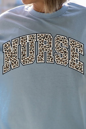 Arched Nurse Leopard Dri-Power 50/50 Tee - Wholesale Accessory Market