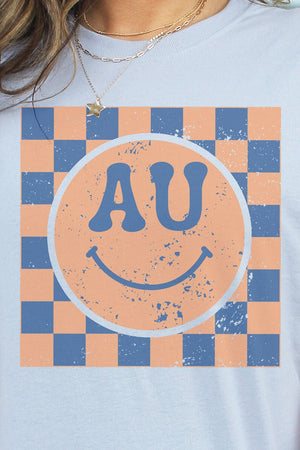 Checkerboard Happy AU Dri-Power 50/50 Tee - Wholesale Accessory Market