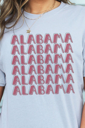 Distressed Stacked Alabama Dri-Power 50/50 Tee - Wholesale Accessory Market