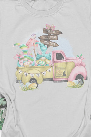 Easter Egg Gnome Truck Unisex Dri-Power 50/50 Tee - Wholesale Accessory Market