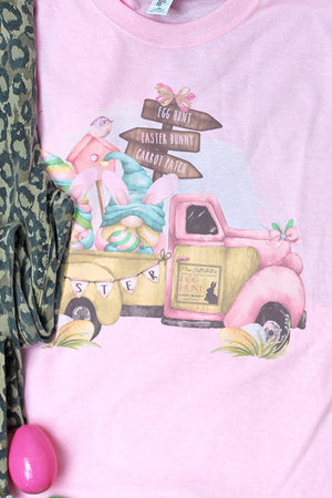 Easter Egg Gnome Truck Unisex Dri-Power 50/50 Tee - Wholesale Accessory Market