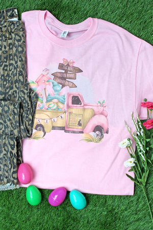 Easter Egg Gnome Truck Unisex Dri-Power 50/50 Tee - Wholesale Accessory Market