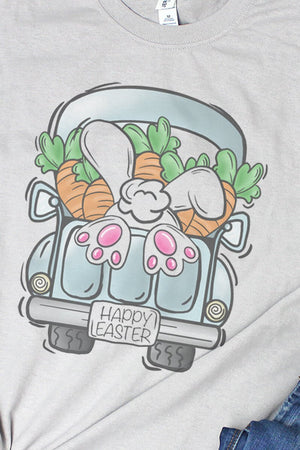 Happy Easter Cottontail Truck Unisex Dri-Power 50/50 Tee - Wholesale Accessory Market