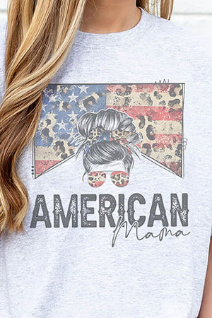 Patriotic American Mama Dri-Power 50/50 Tee - Wholesale Accessory Market