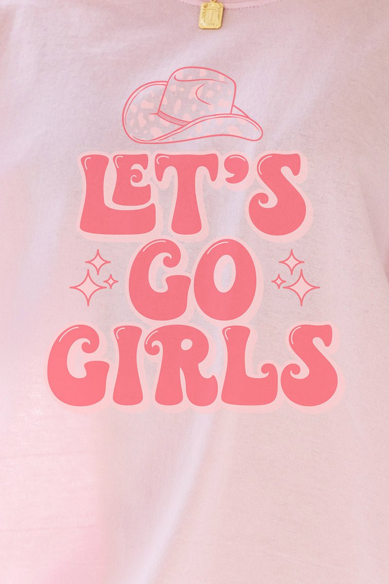 Pink Let's Go Girls Dri-Power 50/50 Tee - Wholesale Accessory Market