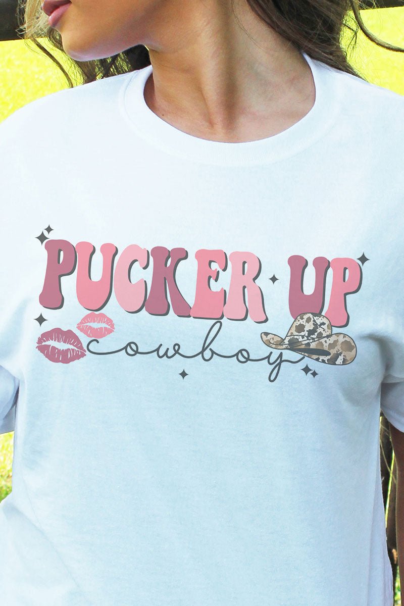 Pucker Up Cowboy Dri-Power 50/50 Tee - Wholesale Accessory Market