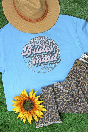 Retro Cheetah Bridesmaid Dri-Power 50/50 Tee - Wholesale Accessory Market