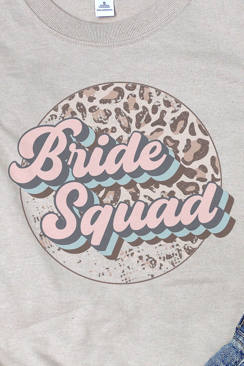 Retro Cheetah Bride Squad Dri-Power 50/50 Tee - Wholesale Accessory Market