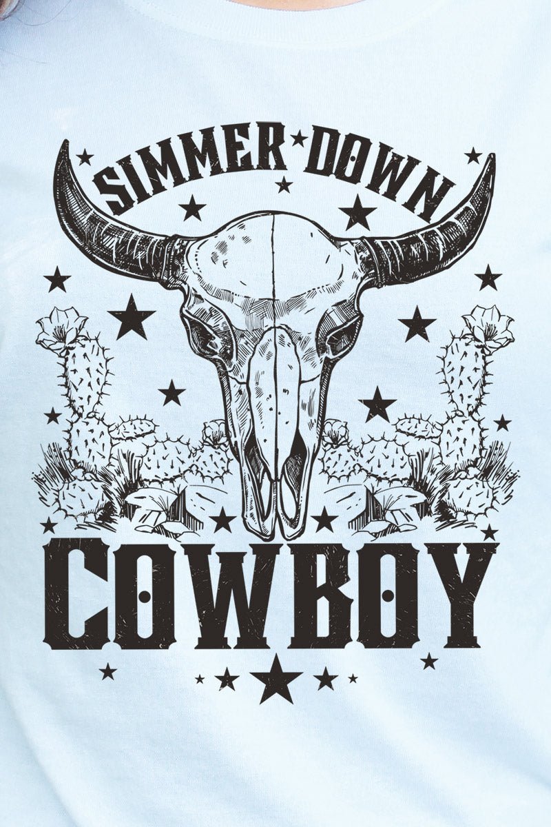 Simmer Down Cowboy Dri-Power 50/50 Tee - Wholesale Accessory Market