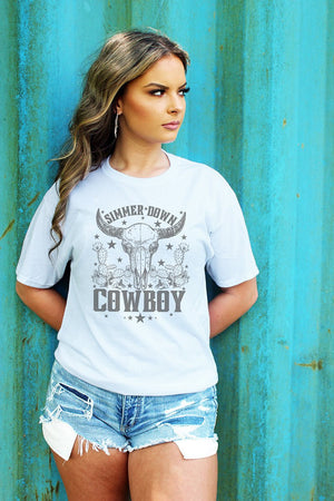 Simmer Down Cowboy Dri-Power 50/50 Tee - Wholesale Accessory Market