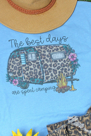 The Best Days Are Spent Camping Unisex Dri-Power 50/50 Tee - Wholesale Accessory Market