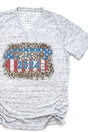 Leopard Trump 2024 Unisex V-Neck Tee - Wholesale Accessory Market