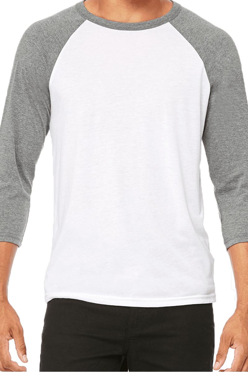 Bella+Canvas Unisex 3/4 Sleeve Tee *Personalize It - Wholesale Accessory Market