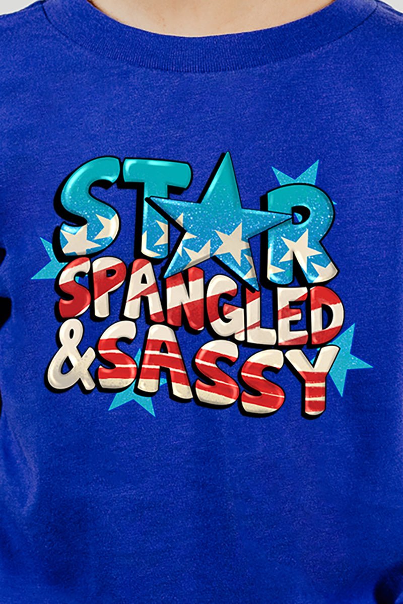 Toddler Star Spangled and Sassy Cotton Jersey Tee - Wholesale Accessory Market