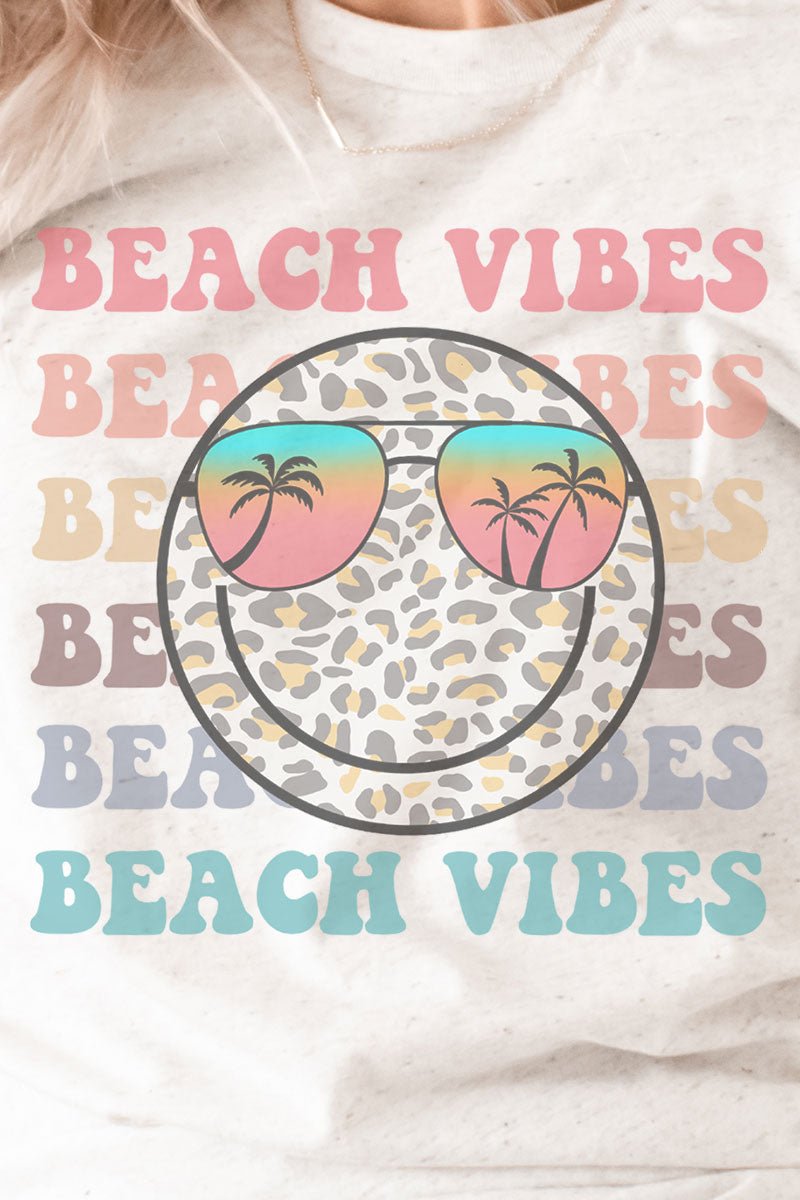 Beach Vibes Tri-Blend Short Sleeve Tee - Wholesale Accessory Market