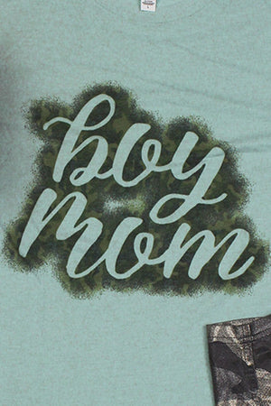 Boy Mom Tri-Blend Short Sleeve Tee - Wholesale Accessory Market